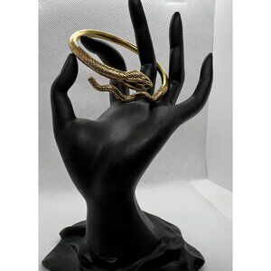 Vintage 1992 MMA 24K Gold Plated Snake Bracelet No Condition Issues 6.5 +